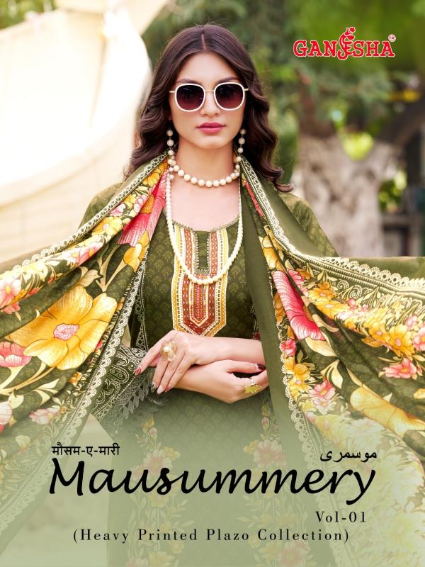Ganesha mausummery vol 1 cotton dress materials wholesale